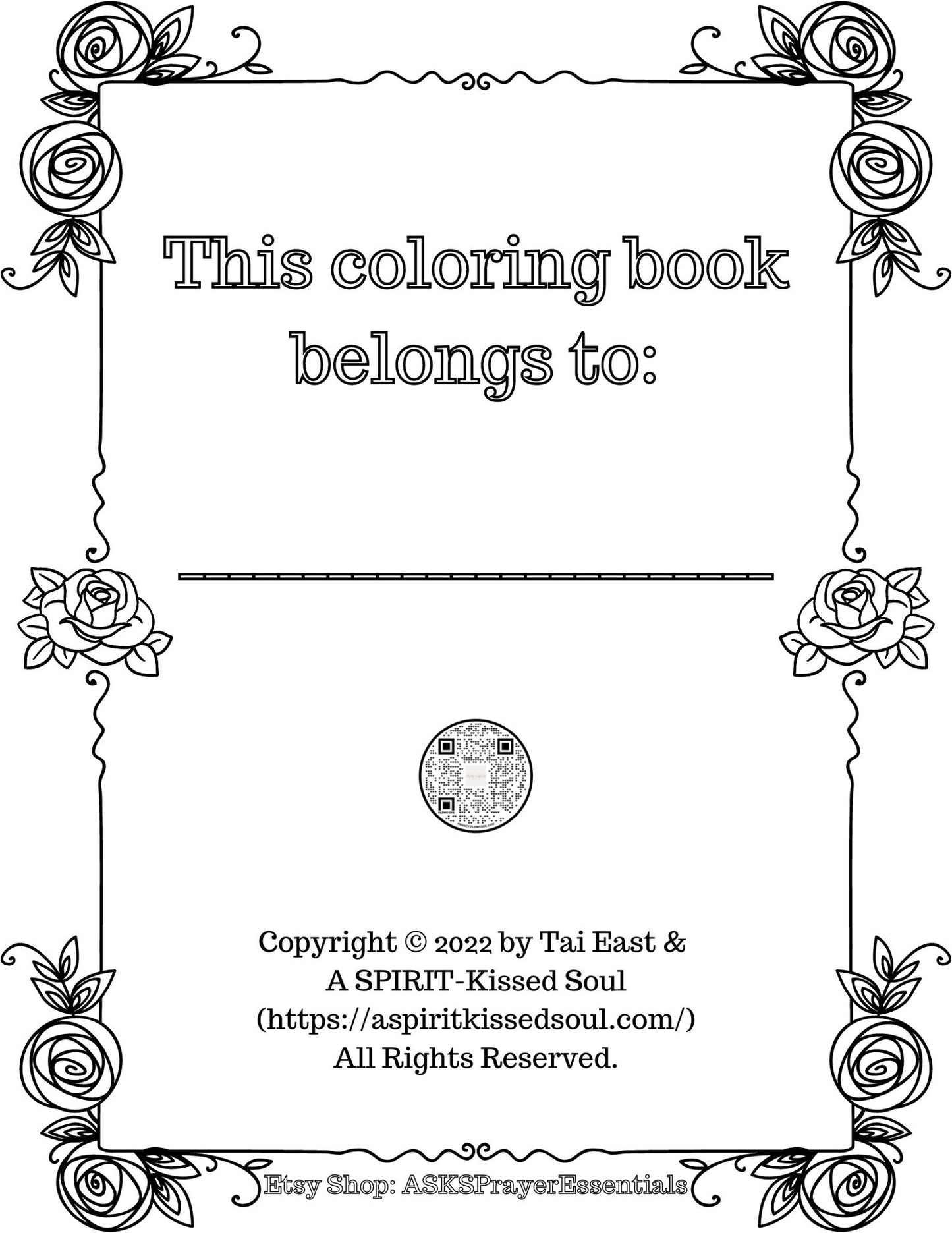 31 Encouraging Bible Verses Coloring Book by Tai East