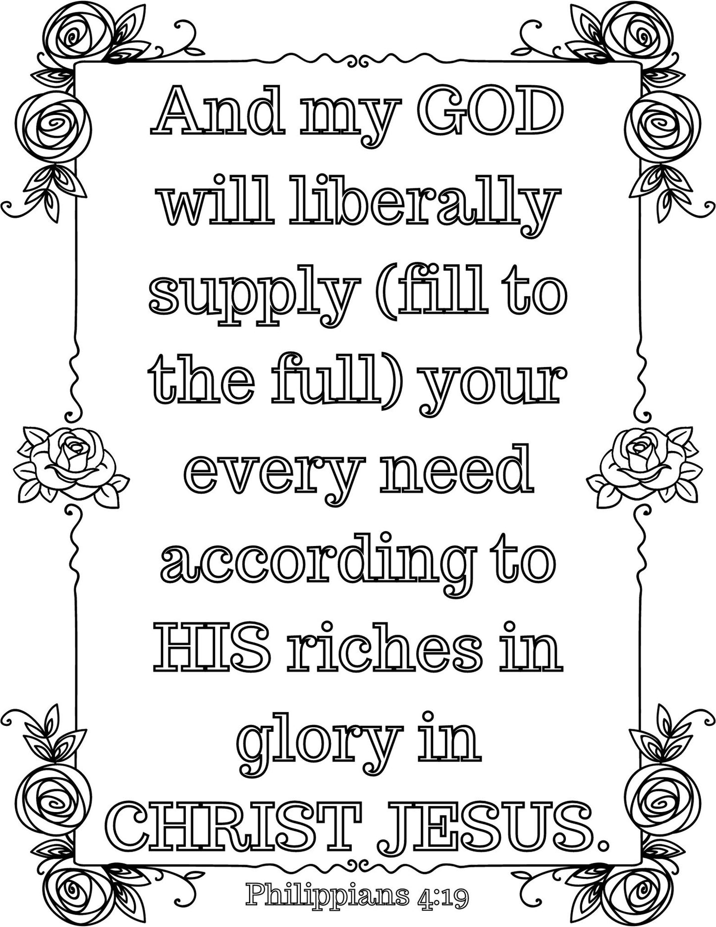 31 Encouraging Bible Verses Coloring Book by Tai East