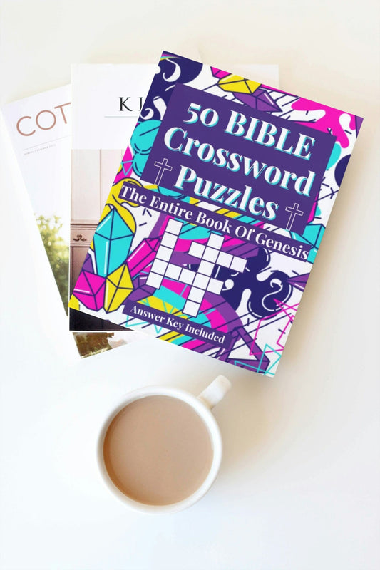 Crossword Puzzle Books Created From Every Book/Chapter Of The Bible by Tai East (Genesis-2 Samuel Available Now! 1 & 2 Kings-Revelation Available Soon!)