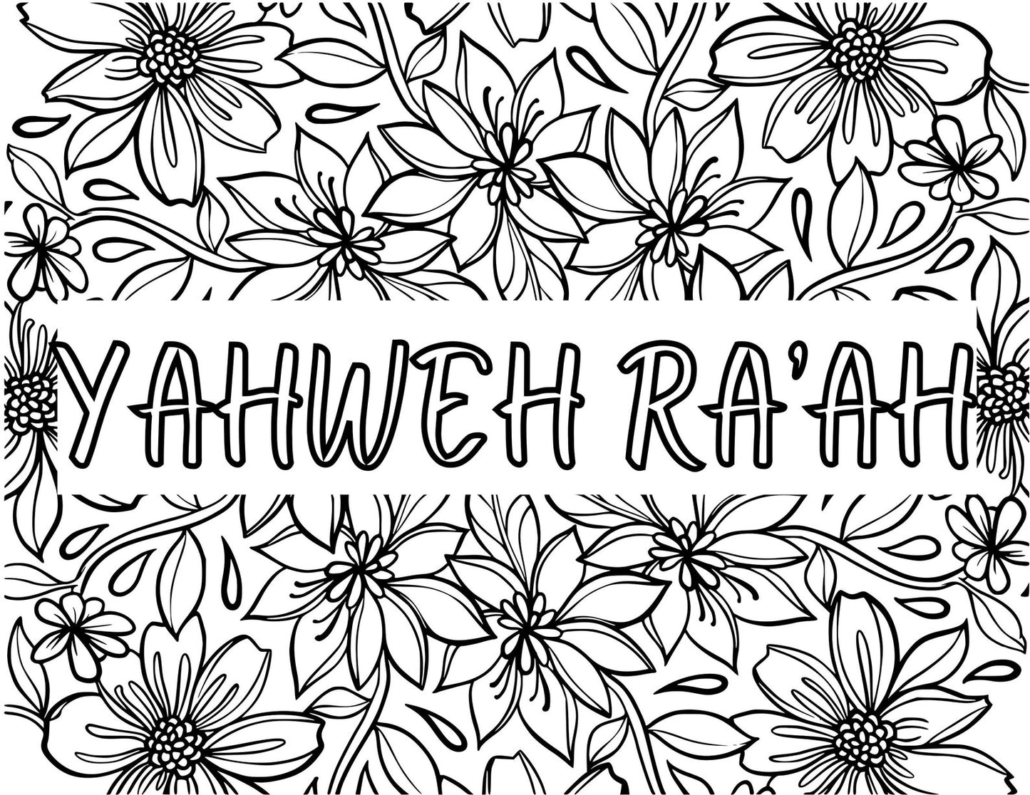 BREATHE—In HIS Holy Name: 31 Divine Names of GOD for Meditative and Mindful Coloring by Tai East