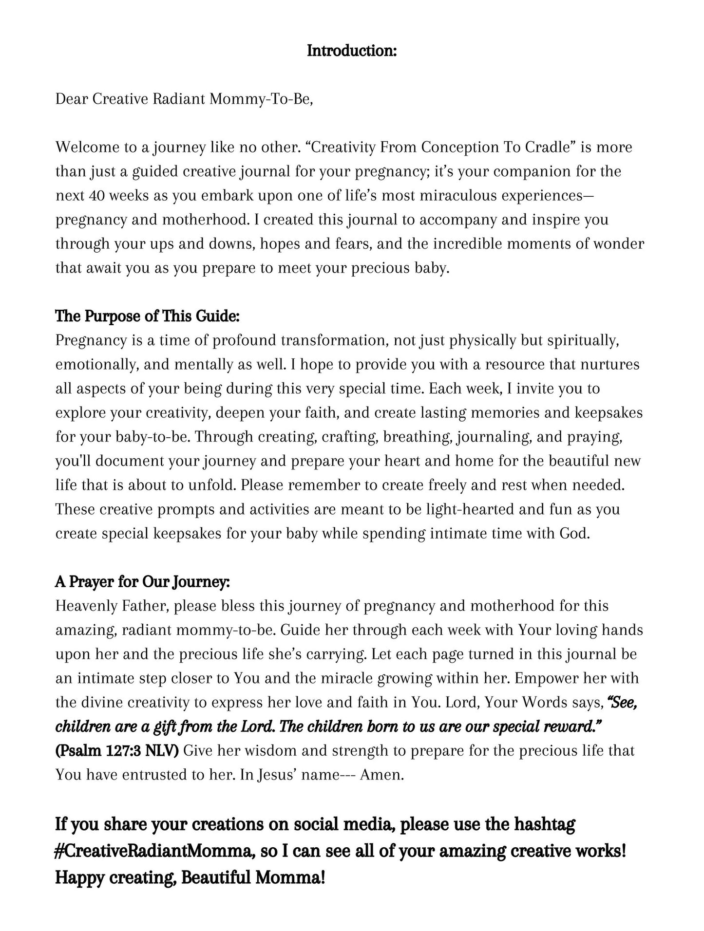 Creativity From Conception To Cradle: 40 Weeks Of Creating, Crafting, Breathing, Journaling, And Praying Through Pregnancy by Tai East