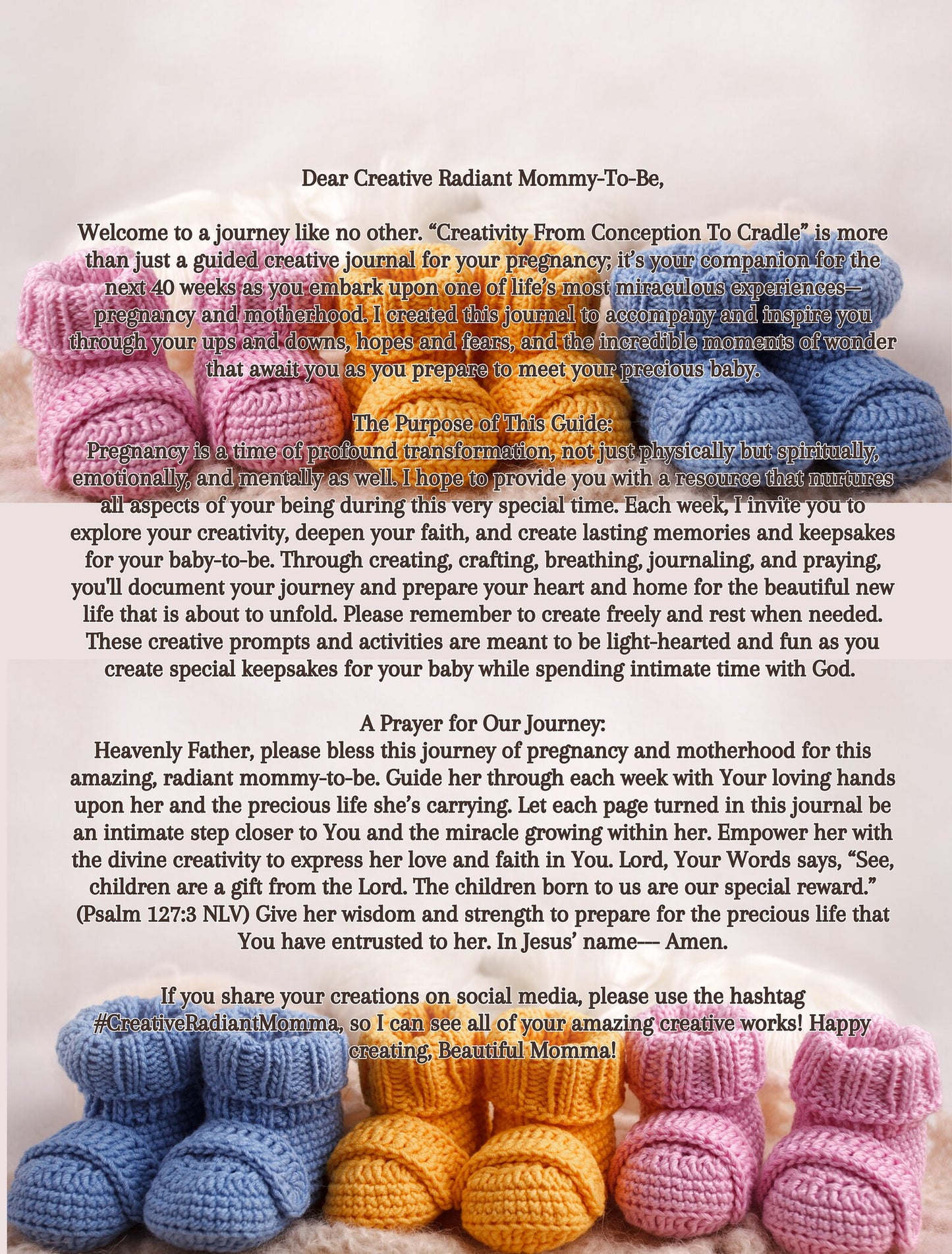 Creativity From Conception To Cradle: 40 Weeks Of Creating, Crafting, Breathing, Journaling, And Praying Through Pregnancy by Tai East