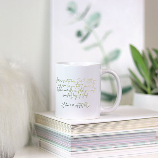Promise in Full Color Personalized Hummingbird Mug | Custom Name and Bible Verse or Quote